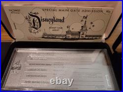 Disneyland LIMITED EDITION Silver E Ticket, 55th Anniversary Coin, Trolley Coin