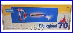 Disneyland Limited Edition 1/3000 Key To Disneyland 70th Anniversary Light Up