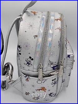 Disneyland Loungefly Disney100 Anniversary Mickey & Friends Mini Backpack New