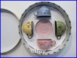 Disneyland MAD TEA PARTY SET 50th Anniversary COA Limited Ed. Of 1500