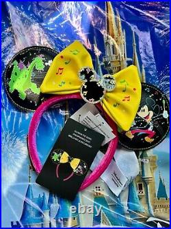 Disneyland Main Street Electrical Parade Glow in the Dark Loungefly Backpack Set