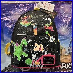 Disneyland Main Street Electrical Parade Loungefly Backpack 50th Anniversary