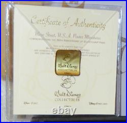 Disneyland Main Street USA 50th Anniversary Pewter Miniatures LE 1500 COA NEW