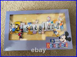 Disneyland Marquee 65th Anniversary Boxed Jumbo Pin LE 1000
