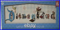 Disneyland Marquee 70th Anniversary 11 Pin Box set Limited Edition 2200