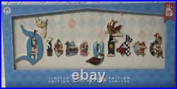 Disneyland Marquee 70th Anniversary 11 Pin Box set Limited Edition 2200