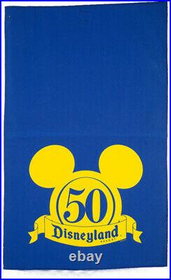 Disneyland Mickey Mouse 50th Anniversary Crowd Management Banner Disney 2005