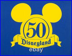 Disneyland Mickey Mouse 50th Anniversary Crowd Management Banner Disney 2005