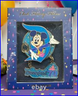 Disneyland Mickey Mouse Club 33 Disneyland's 70th Anniversary Dangle Pin
