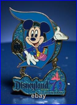 Disneyland Mickey Mouse Club 33 Disneyland's 70th Anniversary Dangle Pin