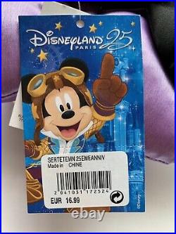 Disneyland Paris 25TH Anniversary Minnie Ears Headband LE Rare NWT