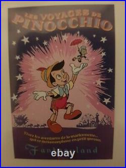 Disneyland Paris 25th Anniversary Attraction Poster Art Rare Genuine Xmas Gift