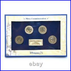 Disneyland Paris 25th Anniversary Commemorative coins and plaque Limited Edition