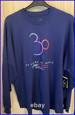 Disneyland Paris 30th Anniversary 30 Years Of Magic Spirit Jersey Bnwt Large