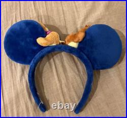 Disneyland Paris 30th Anniversary Chip & Dale Headband Head Ears USED