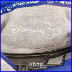 Disneyland Paris 30th Anniversary Mickey Mouse Hoodie XS Size LTD 2022 UNUSED