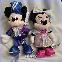 Disneyland Paris 30th Anniversary Plush Set of 2 Mickey & Minnie Mouse NWT