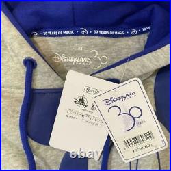 Disneyland Paris 30th Anniversary hoodie Mickey Mouse gray size XS