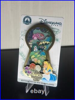 Disneyland Paris Disney Alice in Wonderland Keyhole Single Pin LE 800 75th