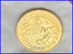 Disneyland Paris golden medallion 2022 (30th anniversary of the park)