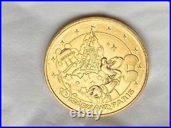 Disneyland Paris golden medallion 2022 (30th anniversary of the park)