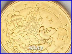 Disneyland Paris golden medallion 2022 (30th anniversary of the park)