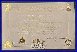 Disneyland Park 50th Anniversary Plates Set by Kim Irvine Set of 6