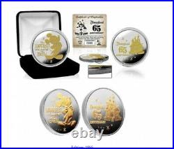Disneyland Park 65th Anniversary Commemorative Limited Edition Coin SHIPS TODAY