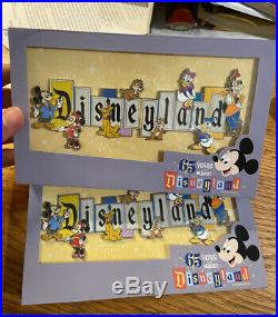 Disneyland Park 65th Anniversary Disneyland Marquee Boxed Jumbo Pin Limited 1500