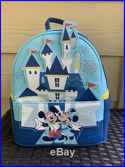 Disneyland Park 65th Anniversary Loungefly Disney Mini Backpack NWT In Hand