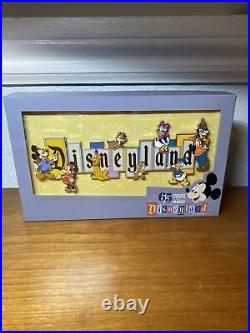 Disneyland Park 65th Anniversary Marquee Boxed Jumbo Pin Limited Edition 1000