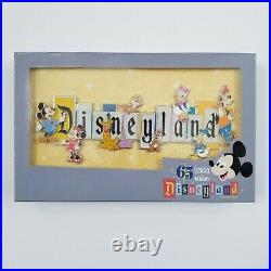 Disneyland Park 65th Anniversary Marquee Boxed Jumbo Pin Limited Edition 1000
