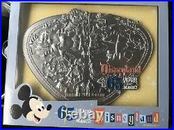 Disneyland Park 65th Anniversary Park Map Jumbo Pin In Hand Free Shipping