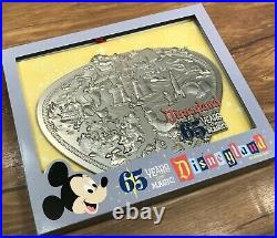 Disneyland Park 65th Anniversary Park Map Limited Edition Boxed Jumbo Pin