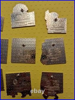 Disneyland Peter Pan 65th Anniversary LR 2018 Neverland Map Mystery Set Pin-Smee