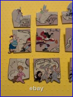 Disneyland Peter Pan 65th Anniversary LR 2018 Neverland Map Mystery Set Pin-Smee