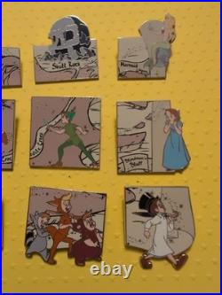Disneyland Peter Pan 65th Anniversary LR 2018 Neverland Map Mystery Set Pin-Smee