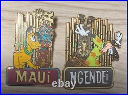 Disneyland Pins Set Enchanted Tiki Room 50th Anniversary Mystery pins+ Lanyard