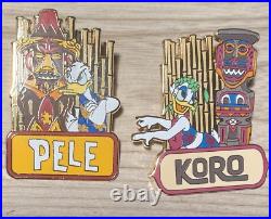 Disneyland Pins Set Enchanted Tiki Room 50th Anniversary Mystery pins+ Lanyard