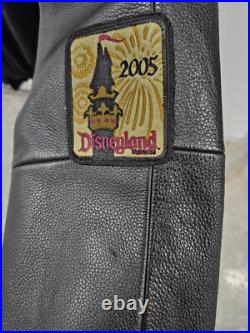 Disneyland Resort 50th Anniversary Bomber Jacket Leather Size L Disneyland Resort 50th Anniversary Bomber Jacket Leather Size L