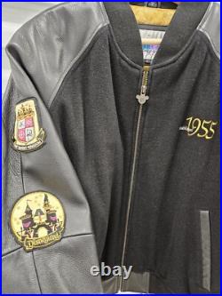 Disneyland Resort 50th Anniversary Bomber Jacket Leather Size L Disneyland Resort 50th Anniversary Bomber Jacket Leather Size L