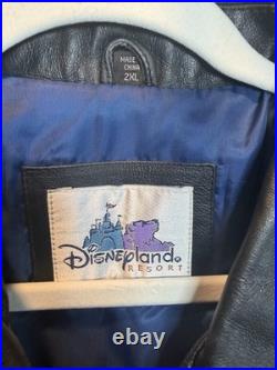 Disneyland Resort 50th Anniversary Leather Jacket 2XL NWT Magical Memories Rare
