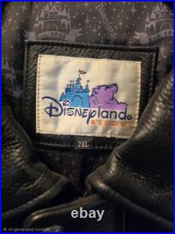 Disneyland Resort 50th Anniversary Leather Jacket 2XL NWT Magical Memories Rare
