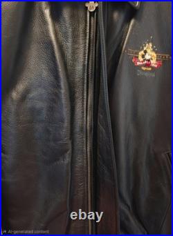 Disneyland Resort 50th Anniversary Leather Jacket 2XL NWT Magical Memories Rare