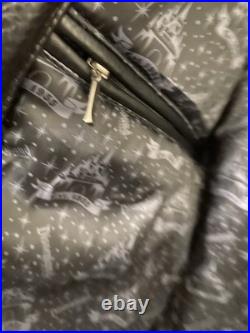 Disneyland Resort 50th Anniversary Leather Jacket Mickey Mouse Black Beige S