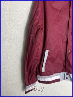 Disneyland Resort 55th Anniversary Satin Bomber Jacket Maroon Mens Medium Disneyland Resort 55th Anniversary Satin Bomber Jacket Maroon Mens Medium