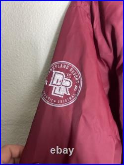 Disneyland Resort 55th Anniversary Satin Bomber Jacket Maroon Mens Medium Disneyland Resort 55th Anniversary Satin Bomber Jacket Maroon Mens Medium