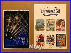 Disneyland Resort 60th Anniversary Diamond Celebration 6 Postcard Prints Sealed