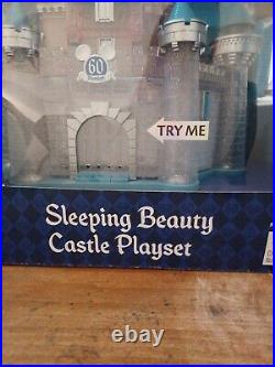 Disneyland Resort 60th year Anniversary Sleeping Beauty Castle with figurines