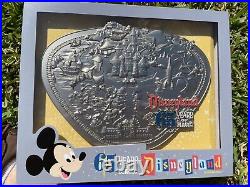 Disneyland Resort 65th Anniversary Park Map Limited Edition 1500 Jumpo Pin + Box